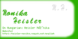 monika heisler business card